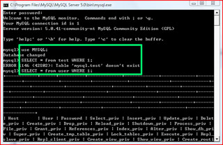 mysql server client